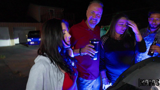 Заебись! И на стритрейсинге побывала и публично на большом члене покаталась!